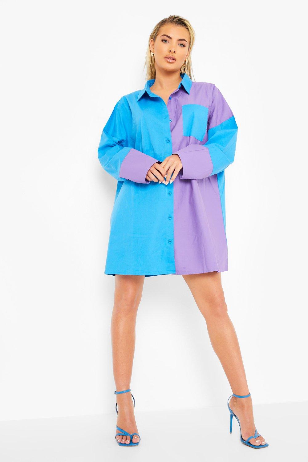 Bright shop shirt dress